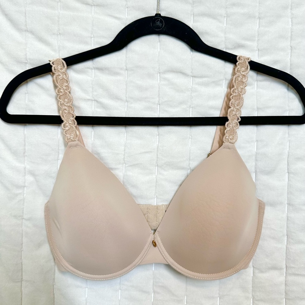 NATORI 32DD Pure Luxe T-Shirt Smooth Contour Bra Nude EUC 732080